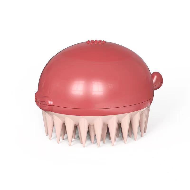 Transform Your Pet's Bath Time with the Refillable Pet Bath Brush